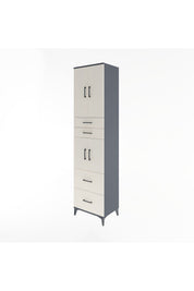 Hyperion Dolap 3 Raflı 4 Çekmeceli 4 Kapaklı 60x44x243 - S65M059V4B