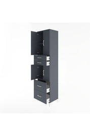 Hyperion Dolap 3 Raflı 4 Çekmeceli 4 Kapaklı 60x44x243 - S65M059V5B