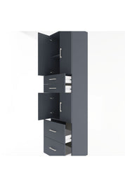 Hyperion Dolap 3 Raflı 4 Çekmeceli 4 Kapaklı 60x44x243 - S65M059V5B