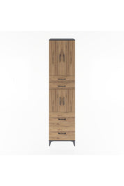 Hyperion Dolap 3 Raflı 4 Çekmeceli 4 Kapaklı 60x44x243 - S65M059V6B