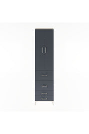Hyperion Dolap 4 Raflı 4 Çekmeceli 2 Kapaklı 60x44x243 - S65M060V2B