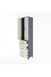 Hyperion Dolap 4 Raflı 4 Çekmeceli 2 Kapaklı 60x44x243 - S65M060V4B