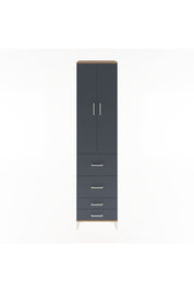 Hyperion Dolap 4 Raflı 4 Çekmeceli 2 Kapaklı 60x44x243 - S65M060V8B