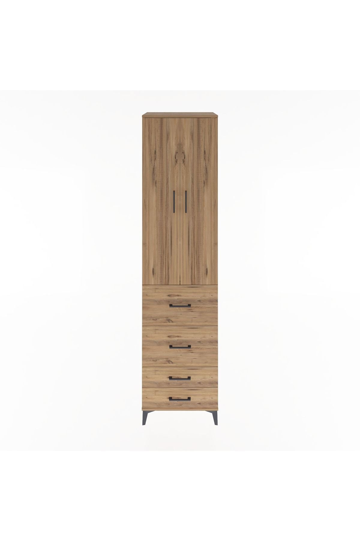 Hyperion Dolap 4 Raflı 4 Çekmeceli 2 Kapaklı 60x44x243 - S65M060V9B