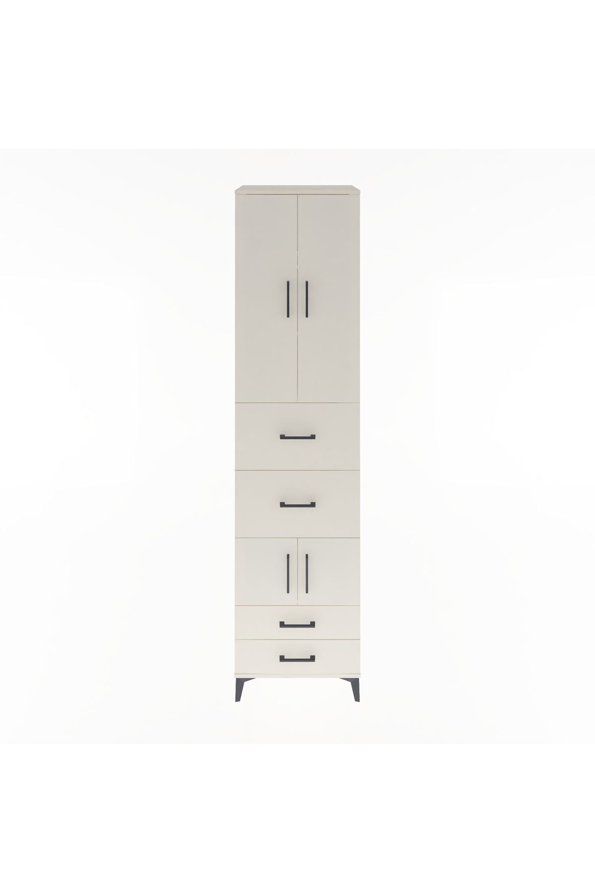Hyperion Dolap 4 Raflı 4 Çekmeceli 4 Kapaklı 60x44x243 - S65M061V1B