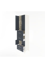 Hyperion Dolap 4 Raflı 4 Çekmeceli 4 Kapaklı 60x44x243 - S65M061V2B