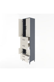 Hyperion Dolap 4 Raflı 4 Çekmeceli 4 Kapaklı 60x44x243 - S65M061V4B