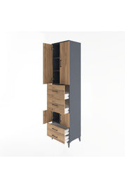 Hyperion Dolap 4 Raflı 4 Çekmeceli 4 Kapaklı 60x44x243 - S65M061V6B