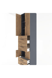 Hyperion Dolap 4 Raflı 4 Çekmeceli 4 Kapaklı 60x44x243 - S65M061V6B