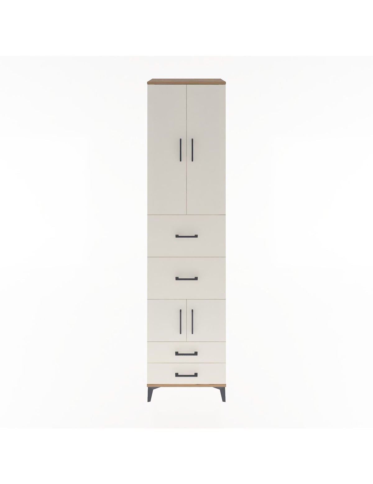 Hyperion Dolap 4 Raflı 4 Çekmeceli 4 Kapaklı 60x44x243 - S65M061V7B