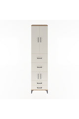 Hyperion Dolap 4 Raflı 4 Çekmeceli 4 Kapaklı 60x44x243