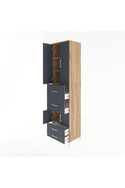 Hyperion Dolap 4 Raflı 4 Çekmeceli 4 Kapaklı 60x44x243 - S65M061V8B