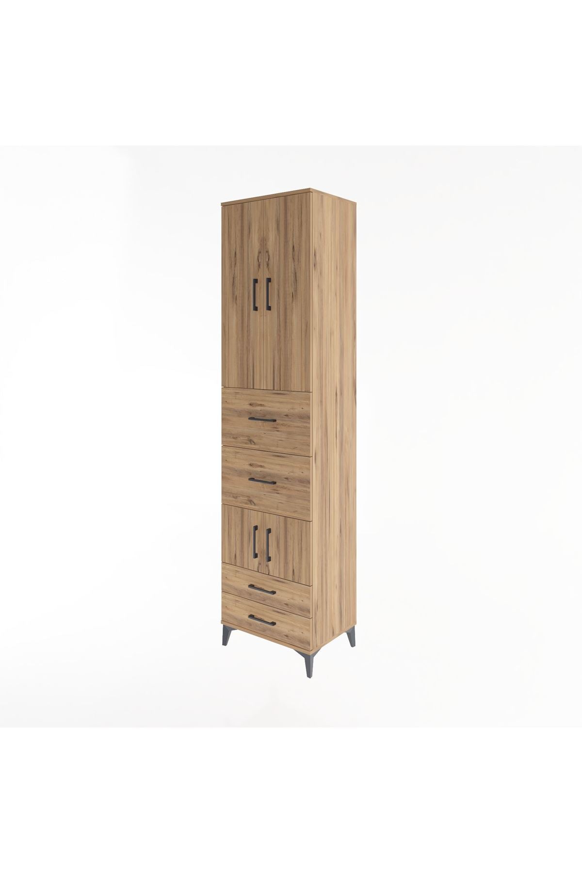 Hyperion Dolap 4 Raflı 4 Çekmeceli 4 Kapaklı 60x44x243 - S65M061V9B