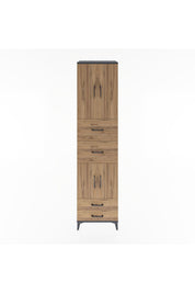 Hyperion Dolap 3 Raflı 4 Çekmeceli 4 Kapaklı 60x44x243 - S65M062V6B