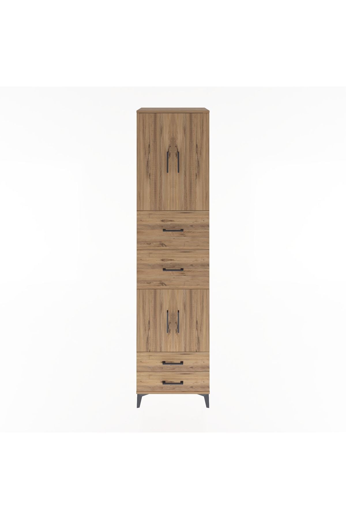 Hyperion Dolap 3 Raflı 4 Çekmeceli 4 Kapaklı 60x44x243 - S65M062V9B