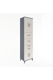 Hyperion Dolap 2 Raflı 4 Çekmeceli 4 Kapaklı 60x44x243 - S65M063V4B