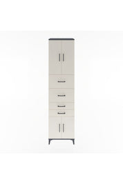 Hyperion Dolap 2 Raflı 4 Çekmeceli 4 Kapaklı 60x44x243 - S65M063V4B