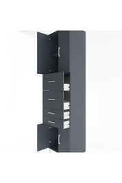 Hyperion Dolap 2 Raflı 4 Çekmeceli 4 Kapaklı 60x44x243 - S65M063V5B