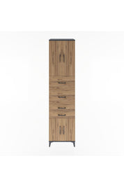 Hyperion Dolap 2 Raflı 4 Çekmeceli 4 Kapaklı 60x44x243 - S65M063V6B
