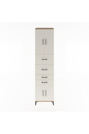 Hyperion Dolap 2 Raflı 4 Çekmeceli 4 Kapaklı 60x44x243 - S65M063V7B
