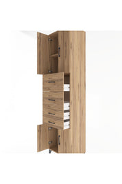 Hyperion Dolap 2 Raflı 4 Çekmeceli 4 Kapaklı 60x44x243 - S65M063V9B