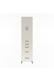 Hyperion Dolap 3 Raflı 5 Çekmeceli 2 Kapaklı 60x44x243 - S65M064V1B