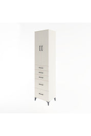 Hyperion Dolap 3 Raflı 5 Çekmeceli 2 Kapaklı 60x44x243 - S65M064V1B