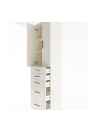 Hyperion Dolap 3 Raflı 5 Çekmeceli 2 Kapaklı 60x44x243 - S65M064V1B