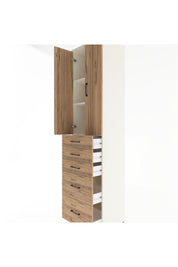 Hyperion Dolap 3 Raflı 5 Çekmeceli 2 Kapaklı 60x44x243 - S65M064V3B