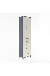 Hyperion Dolap 3 Raflı 5 Çekmeceli 2 Kapaklı 60x44x243 - S65M064V4B
