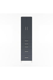 Hyperion Dolap 3 Raflı 5 Çekmeceli 2 Kapaklı 60x44x243 - S65M064V5B