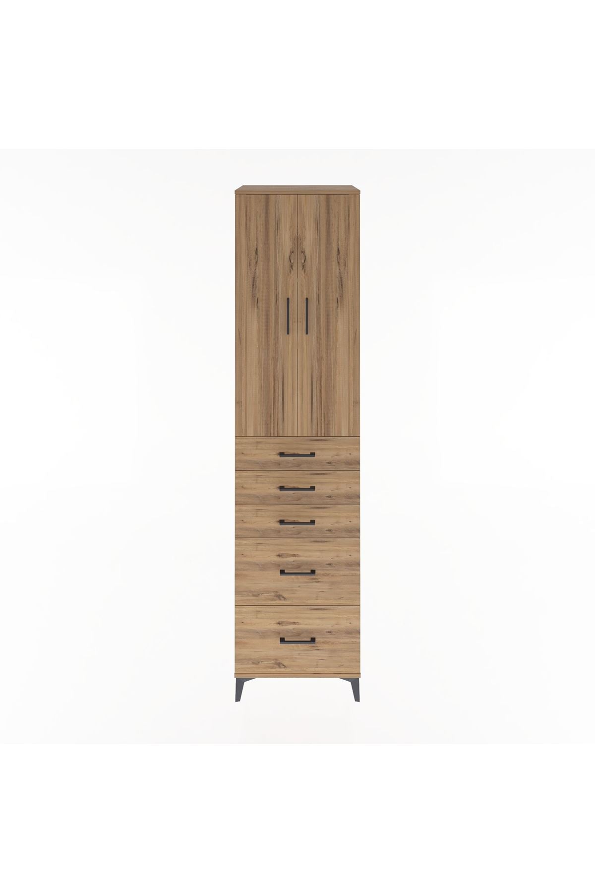 Hyperion Dolap 3 Raflı 5 Çekmeceli 2 Kapaklı 60x44x243 - S65M064V9B