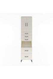 Hyperion Dolap 3 Raflı 5 Çekmeceli 2 Kapaklı 60x44x243 - S65M065V1B