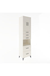 Hyperion Dolap 3 Raflı 5 Çekmeceli 2 Kapaklı 60x44x243 - S65M065V1B