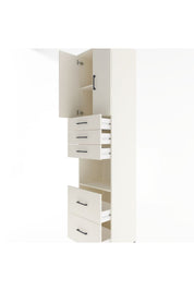 Hyperion Dolap 3 Raflı 5 Çekmeceli 2 Kapaklı 60x44x243 - S65M065V1B