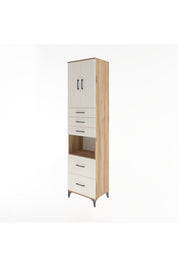 Hyperion Dolap 3 Raflı 5 Çekmeceli 2 Kapaklı 60x44x243 - S65M065V7B