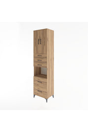Hyperion Dolap 3 Raflı 5 Çekmeceli 2 Kapaklı 60x44x243 - S65M065V9B