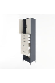 Hyperion Dolap 2 Raflı 5 Çekmeceli 2 Kapaklı 60x44x243 - S65M066V4B