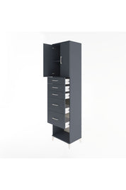 Hyperion Dolap 2 Raflı 5 Çekmeceli 2 Kapaklı 60x44x243 - S65M066V5B