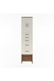 Hyperion Dolap 2 Raflı 5 Çekmeceli 2 Kapaklı 60x44x243 - S65M066V7B