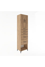Hyperion Dolap 2 Raflı 5 Çekmeceli 2 Kapaklı 60x44x243 - S65M066V9B