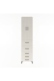 Hyperion Dolap 3 Raflı 5 Çekmeceli 2 Kapaklı 60x44x243 - S65M067V1B
