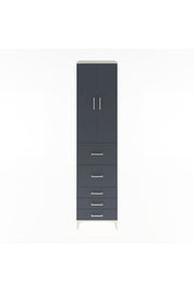 Hyperion Dolap 3 Raflı 5 Çekmeceli 2 Kapaklı 60x44x243 - S65M067V2B