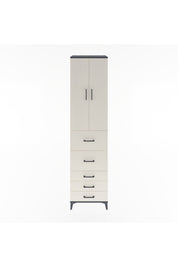 Hyperion Dolap 3 Raflı 5 Çekmeceli 2 Kapaklı 60x44x243 - S65M067V4B