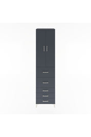 Hyperion Dolap 3 Raflı 5 Çekmeceli 2 Kapaklı 60x44x243 - S65M067V5B