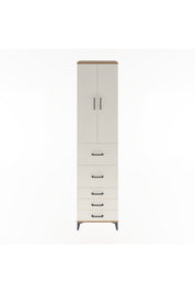 Hyperion Dolap 3 Raflı 5 Çekmeceli 2 Kapaklı 60x44x243 - S65M067V7B