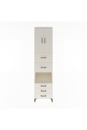 Hyperion Dolap 3 Raflı 5 Çekmeceli 2 Kapaklı 60x44x243 - S65M068V1B