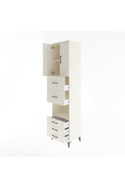 Hyperion Dolap 3 Raflı 5 Çekmeceli 2 Kapaklı 60x44x243 - S65M068V1B