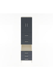 Hyperion Dolap 3 Raflı 5 Çekmeceli 2 Kapaklı 60x44x243 - S65M068V2B