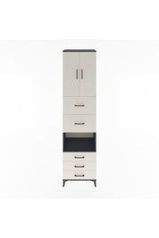 Hyperion Dolap 3 Raflı 5 Çekmeceli 2 Kapaklı 60x44x243 - S65M068V4B